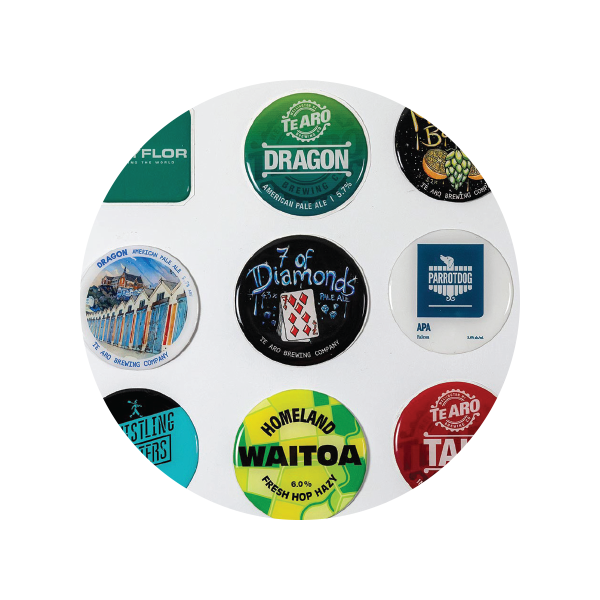 selection of dome resin labels